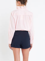 Pink Ruffle Blouse