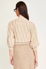 Mirth Bavaria Teardrop Pullover in Sand