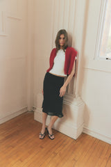 Mara Slip Skirt - Black