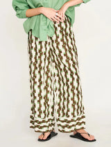Mirth Woodstock Pant in Chocolate Mint Hopscotch