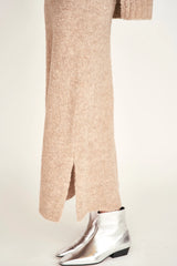 Mirth Estes Boucle Skirt in Graham Cracker