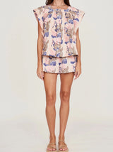 Mirth Pueblo Top in Reef In Shortcake