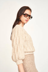 Mirth Bavaria Teardrop Pullover in Sand