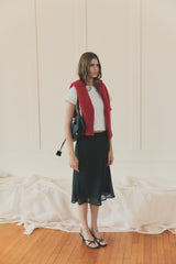 Mara Slip Skirt - Black