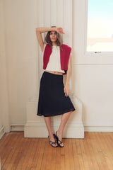 Mara Slip Skirt - Black