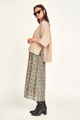 Mirth Fez Boucle Top in Graham Cracker