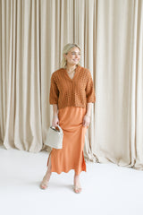 Terracotta Cami Dress Set