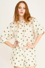 Mirth Bari Top in Chocolate Mint Boteh