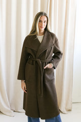 Harriet Cocoa Wool Coat