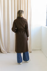 Harriet Cocoa Wool Coat