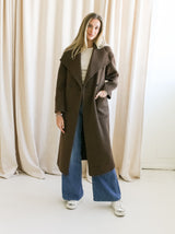 Harriet Cocoa Wool Coat