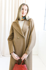 Elena Camel Wool Coat