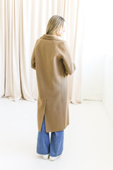 Elena Camel Wool Coat
