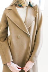 Elena Camel Wool Coat