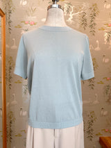Emma Knit Tee- Sky
