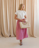 Picnic Gingham Skirt - Red