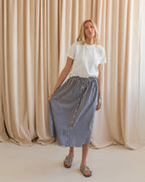Picnic Gingham Skirt - Black