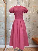 Madeline Smocked Midi Dress