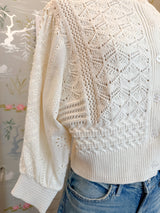 Maggie Knit Cardigan - Cream