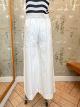 Riviera Linen Pant - White