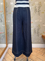 Riviera Linen Pant - Navy