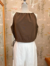 Cocoa Cropped Top