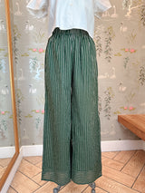 Seaside Stripe Pants - Green