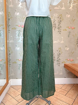 Seaside Stripe Pants - Green
