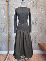 Agatha Olive Dress