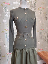 Agatha Olive Dress