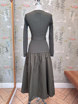 Agatha Olive Dress