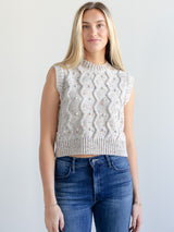 GiGi Bubble Vest in Natural Speckle