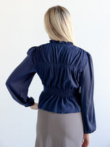 Jacey Ruffle Knit Top