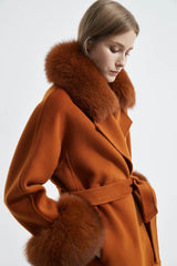 Pissenlit Cashmere Coat - Maple