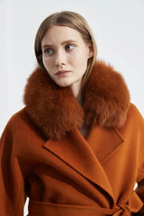 Pissenlit Cashmere Coat - Maple