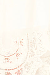 Mirth Bari Top in White Lotus Eyelet