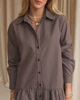 Annie Gingham Shirtdress