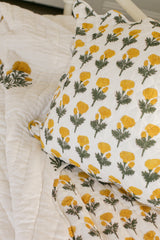 Maison de Frédéric Euro Sham- Sunflower