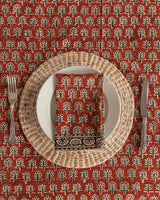 Maison de Frédéric Tablecloth- Scarlet