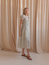 Avery Smocked Midi Dress