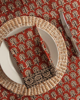 Maison de Frédéric Tablecloth- Scarlet
