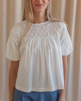 Honeycomb Pleat Blouse