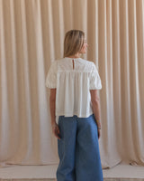 Honeycomb Pleat Blouse