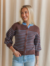 Addison Striped Cardigan