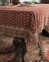Maison de Frédéric Tablecloth- Scarlet
