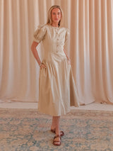 Rosie Midi Dress- Khaki