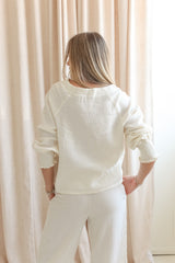 Zoe Smocked Pant- Ivory