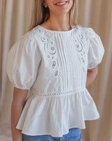 Allison Peplum Blouse