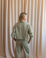 French Terry Pullover - Sage