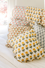 Maison de Frédéric Euro Sham- Sunflower